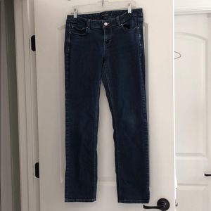 White House black market slim leg jeans 10R